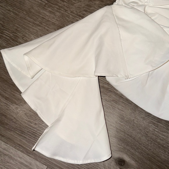 Mistress Rocks White Ruffle Top - Picture 11 of 15